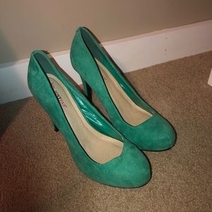 Green heels